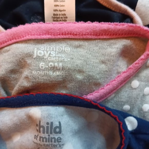 Baby Girls 6-9M Lot - Carters, Gerber, and More - Picture 7 of 11